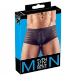 Svenjoyment - átlátszó, csíkos férfi boxer (fekete)