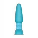b-Vibe - forgó gyöngyös, akkus anál vibrátor (türkiz)