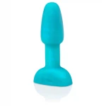 b-Vibe Rimming - forgó gyöngyös anál vibrátor (türkiz)