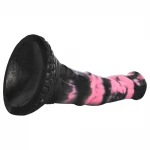 Bad Horse - szilikon ló pénisz dildó - 18 cm (fekete-pink)