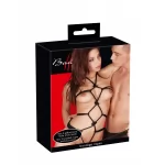 Bad Kitty - bondage kötél szett (20 m + 2 × 3m, fekete)