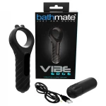 Bathmate Vibe Edge - vibrációs péniszgyűrű (fekete)