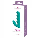 Beau Coeur Sylora - gyöngyös 2in1 vibrátor (zöld)