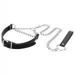 Bedroom Fantasies - nyakörv pórázzal, bondage szett (fekete)