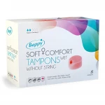 Beppy Soft zsinór nélküli nedves intim szivacstampon - 8 db