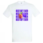 Best Gift Ever - férfi pamut póló (fehér)