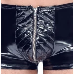 Black Level - cipzáras, fényes férfi short (fekete)