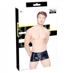 Black Level - cipzáras, fényes férfi short (fekete)
