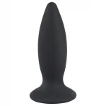 Black Velvets S - akkus, kezdő anál vibrátor - kicsi (fekete)