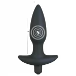 Black Velvets anál plug vibrátor - közepes