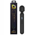 BLAQ - digitális wand masszírozó vibrátor (fekete)