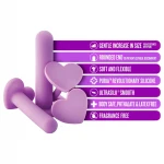 Blush Wellness - hüvelytágító dilátor szett nőknek (lila)
