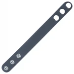 Boners Cock Straps L - állítható péniszgyűrű (szürke)