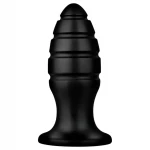 BUTTR Aftershock - fekete óriás anál plug haladóknak (23 cm)