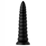 BUTTR Caterpiller - óriás anál plug (fekete) - 29 cm