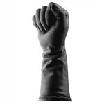 BUTTR Gauntlets - latex fisting, ökölszex kesztyű (fekete)