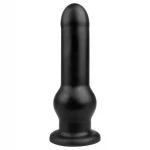 BUTTR Tactical I - tapadókorongos dildó (fekete)
