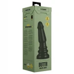BUTTR Tactical II - óriás anál plug (fekete) - 26 cm