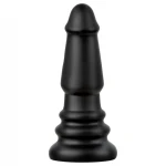 BUTTR Tactical II - óriás anál plug (fekete) - 26 cm