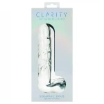 Clarity Seraphic Opus - üveg G-pont dildó (átlátszó)