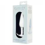 Clarity Utopian Floret - üveg anál plug (átlátszó)
