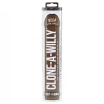 Clone-a-Willy - péniszmásoló szett vibrátorral (barna)