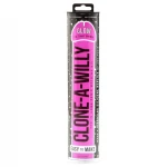Clone-a-Willy - péniszmásoló szett - világító (pink)