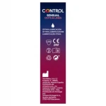 Control - bordázott, pontozott óvszer (12 db)