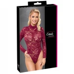Cottelli - átlátszó csipke body (piros)
