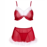 Cottelli - Xmas fehérnemű szett (piros)