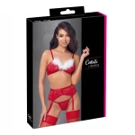 Cottelli - csipkés karácsonyi melltartó szett (piros)