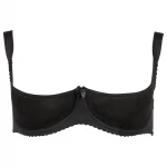 Cottelli Plus Size - push-up mellemelő (fekete)