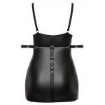 Cottelli Plus Size - szexi ruha bilinccsel (fekete)