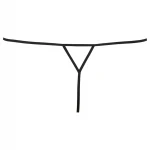 Cottelli - strasszos nyitott tanga nőknek (fekete)