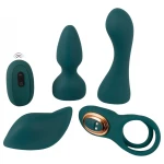 Couples Choice - 4in1 variálható távirányítós vibrátor (türkiz)