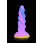 Creature Cocks Moon Rider - sötétben világító unikornis dildó (lila-pink)