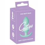 Cuties Mini Butt Plug - szilikon anál plug (zöld)