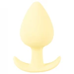 Cuties Mini Butt Plug - szilikon anál plug (sárga)