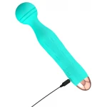 Cuties Mini Wand - akkus, vízálló, masszírozó vibrátor (zöld)
