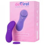 Desirel Confidential - hordható App-vezérelt bugyi vibrátor (lila)