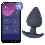 Desirel Obsidian - app-vezérelt anál vibrátor (fekete)