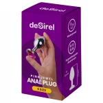 Desirel Pink Jewel S - anál plug (ezüst-pink)