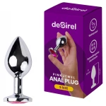 Desirel Pink Jewel S - anál plug (ezüst-pink)