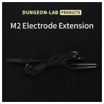 DG-LAB - 2 mm-es elektróda hosszabbító és elosztó kábel (fekete)