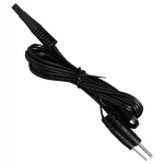 DG-LAB - 2 mm-es elektróda hosszabbító és elosztó kábel (fekete)