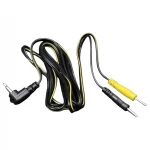 DG-LAB - elektródakábel 2,5 mm-es jackről 2 mm-es tüskékre (fekete)