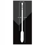 You2Toys DILATOR - fekete szilikon, vibrációs húgycső dilátor (8-11 mm)