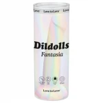 Dildolls Fantasia - tapadókorongos szilikon dildó (csíkos)