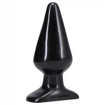 Doc Johnson fekete anál plug - classic, nagy (14,5 cm)