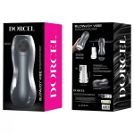 Dorcel Blowjoy Vibe - szívó és vibrációs akkus maszturbátor (szürke)